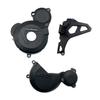 For ZONGSHEN CBS300 NB300 Motorcycle Ignition Cover Drive Sprocket Cover Clutch Cover Plastic Engine Protector Cover
