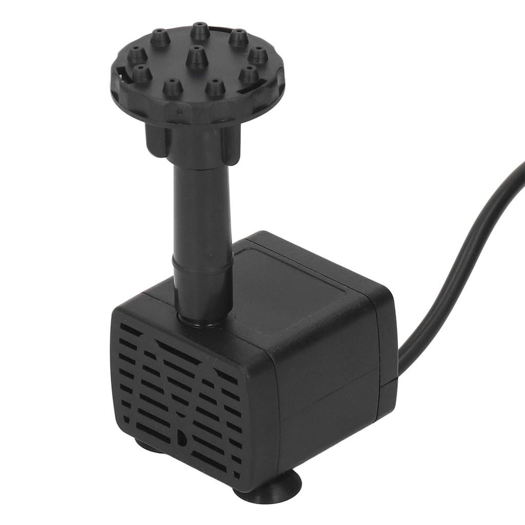 Solar Water Pump Kit 5W 75cm Height 180cm Lift Efficient Solar Fountain Pump with 6 Nozzles for Outdoor Garden DC 10V