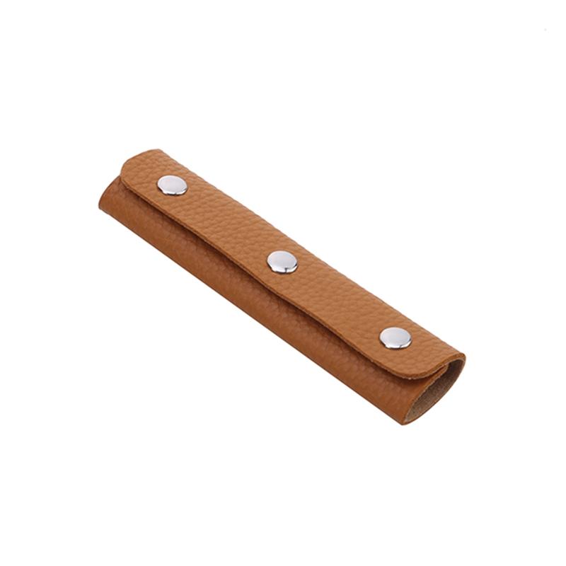 PU Suitcase Grip Solid Color Anti-shock Design Leather Handle Cover Soft Shoulder Strap Pad Grip Cover Bag Accessories