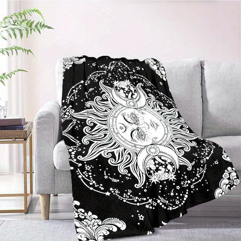 Solar And Lunar Bodies Blanket Household Multipurpose Blanket Used For Chair Sofa Bed Soft And Warm Giving Friends And Relatives Birthday Graduation