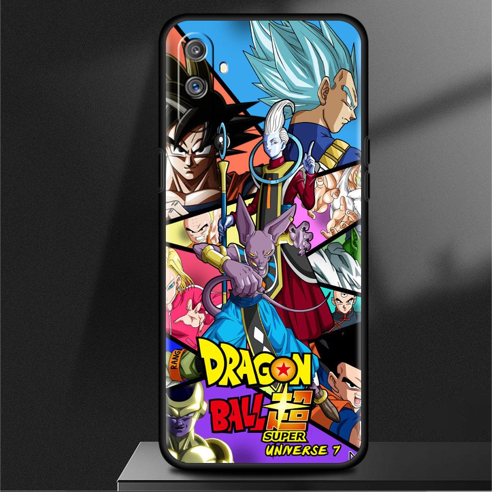 

Чехлы для телефонов Realme 8 6 7 5 Pro C3 C21Y C15 C21 C35 8i XT GT Master Neo2 Neo3 Black Fundas Cover Beerus Dragons Anime Realme XT