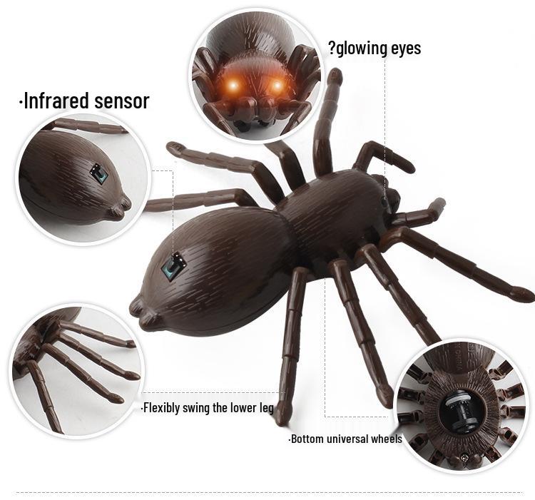 Infrared Remote Control Prank Toy: Cockroach, Spider, and Ant Simulation