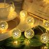 LED Mirror Ball Light String Mosaic Ball Light Bar Party Christmas Day Decorative Colorful Lights