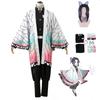 Costume Cosplay Demone Kochou Kanae Adulto Anime Kimetsu No Yaiba Shinobu Kochou Vestiti di Halloween