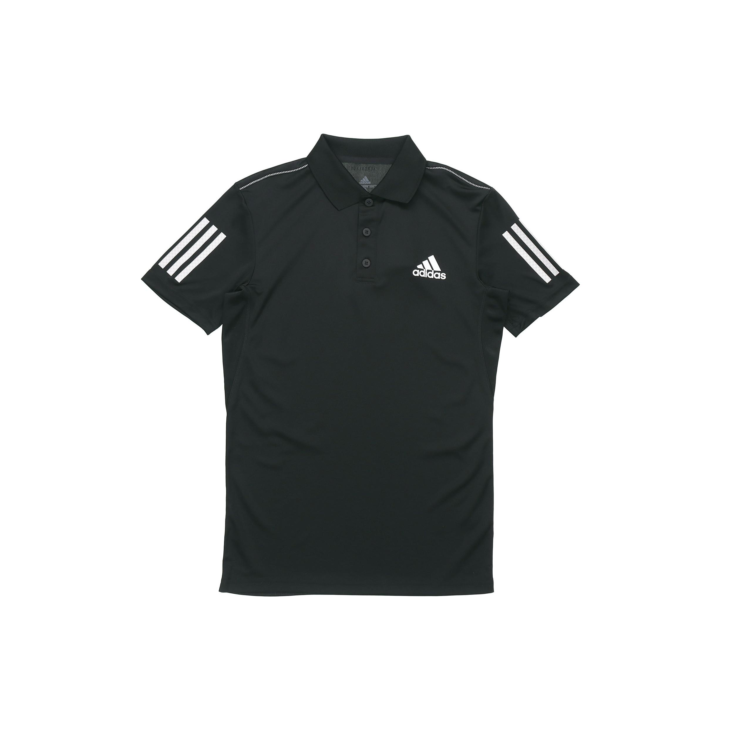 adidas Club 3str Polo Tennis Sports polo Black Men s DU0848 S