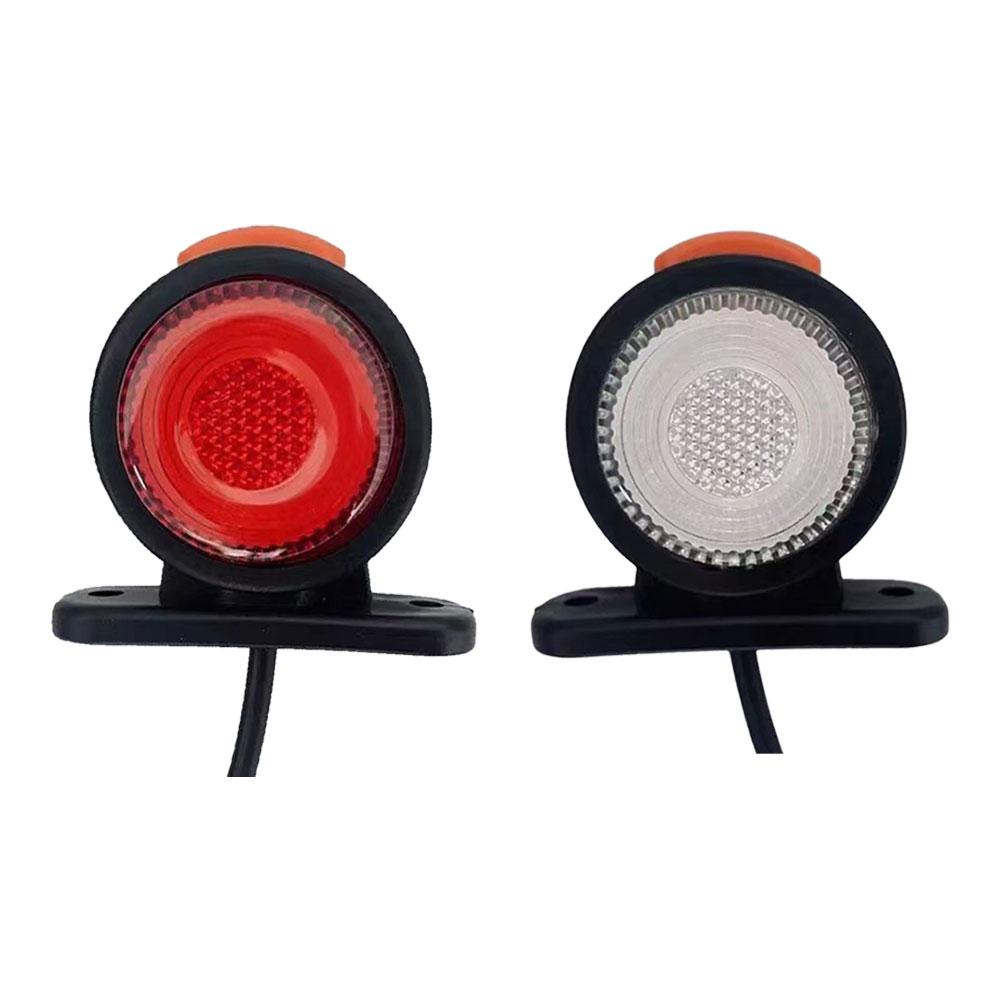12V 24V Truck Dual Face LED Side Marker Light Mini 3-sides Rear Tail Brake Position Cargo Parking Lamp For Trailer Bus RV Van