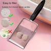 Durable Stainless Steel Cat Litter Scoop with Ergonomic Handle - Easy Clean, Efficient Pet Waste Shovel for Fine Litter