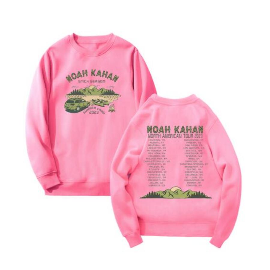 NOAH KAHAN Stick Season 2023 World Tour Oversized Hoodie Women Unisex Long Sleeve Pullover Crewneck Sweatshirt Casual Tracksuit