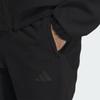 Adidas Wind Bonded Fleece Open Hem Reflective Striped Casual Pants Men Bottoms Black KA1301
