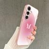 Minimalist Pink Butterfly Glass Phone Case Fashion Phone Cases Mobile Phones for Samsung Galaxy S26 S25 S24 S23 S22FE Ultra Plus
