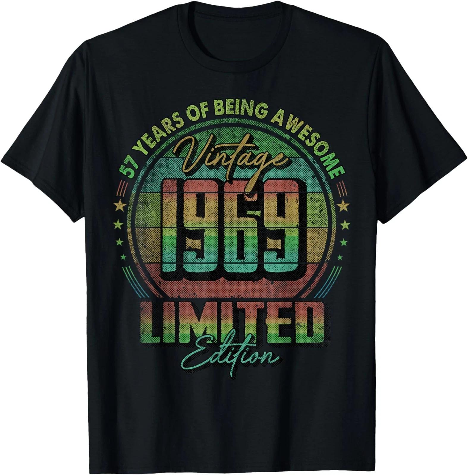 Vintage 1969 Limited Edition Shirt 57 Year Old 57th Birthday T-Shirt 4XL