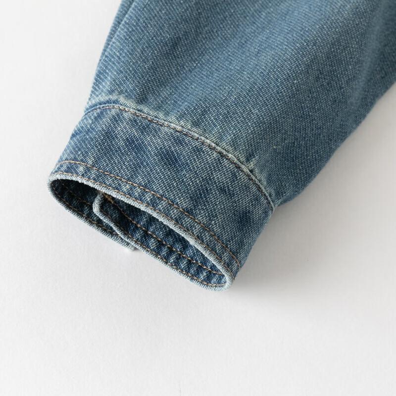 DAVE&BELLA Boys' Denim Long Sleeve Shirt