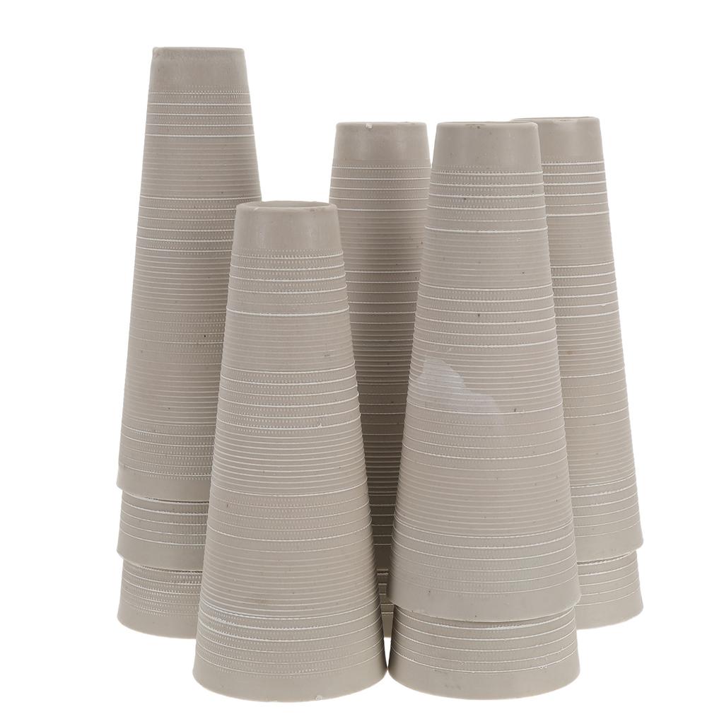 10Pcs Plastic Tapered Yarn Tubes Smooth Surface Thread Winding Tool for Sewing Knitting Embroidery Craft Wool Projects