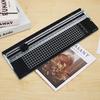 Paper Trimmer with Precise Graduation Portable Accurate A4 Two-way Cutting Scrapbook Trimmer Easy Blade Replacement
