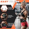 Abdominal Massager Muscle Toner Abdominal Toning Belt Electric USB Recharge Fitness Training Gear Ab Trainer Fitness Equipment