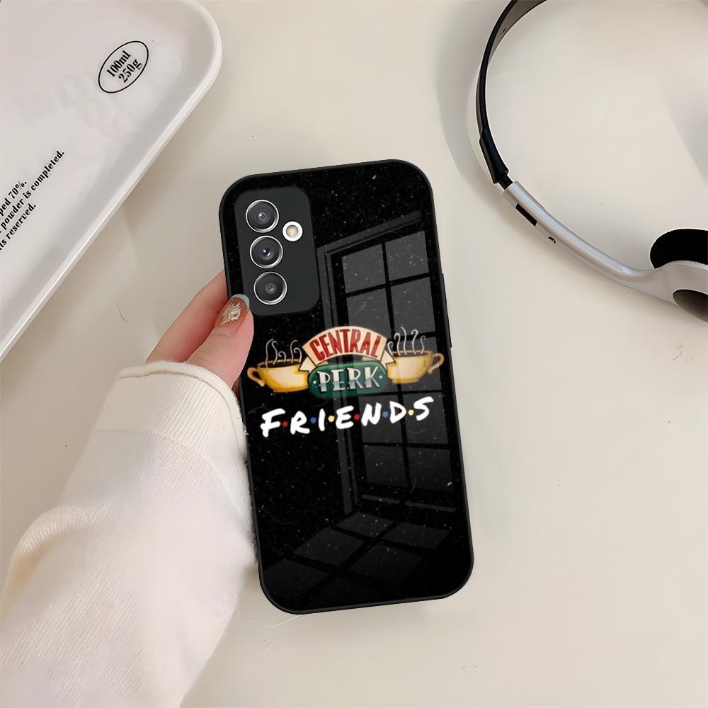 Friends TV Show Phone Case Glass For Samsung S24 S26 S23 S20 S25 S21 S22 Ultra Fe Plus A05 A06 A16 A26 A36 A56 Coque
