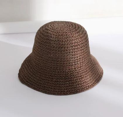 Hat Brown Packable Sun Hat for Women and Men, Travel Beach Outdoor Summer