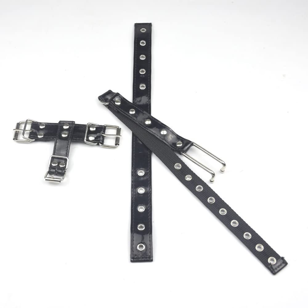 Samcos Nose Hook Nose Hook SM Goods PU Nose Hook with Collar SM Gag Restraint Adult Toy SM Slave Game Unisex Extreme Training Adjustable