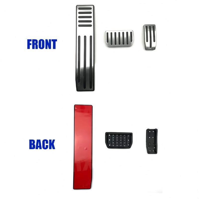Car Foot Pedal Pads Covers for Tesla Model X For Tesla Model S Inner Accessories Aluminum Alloy Accelerator Brake Rest Pedals