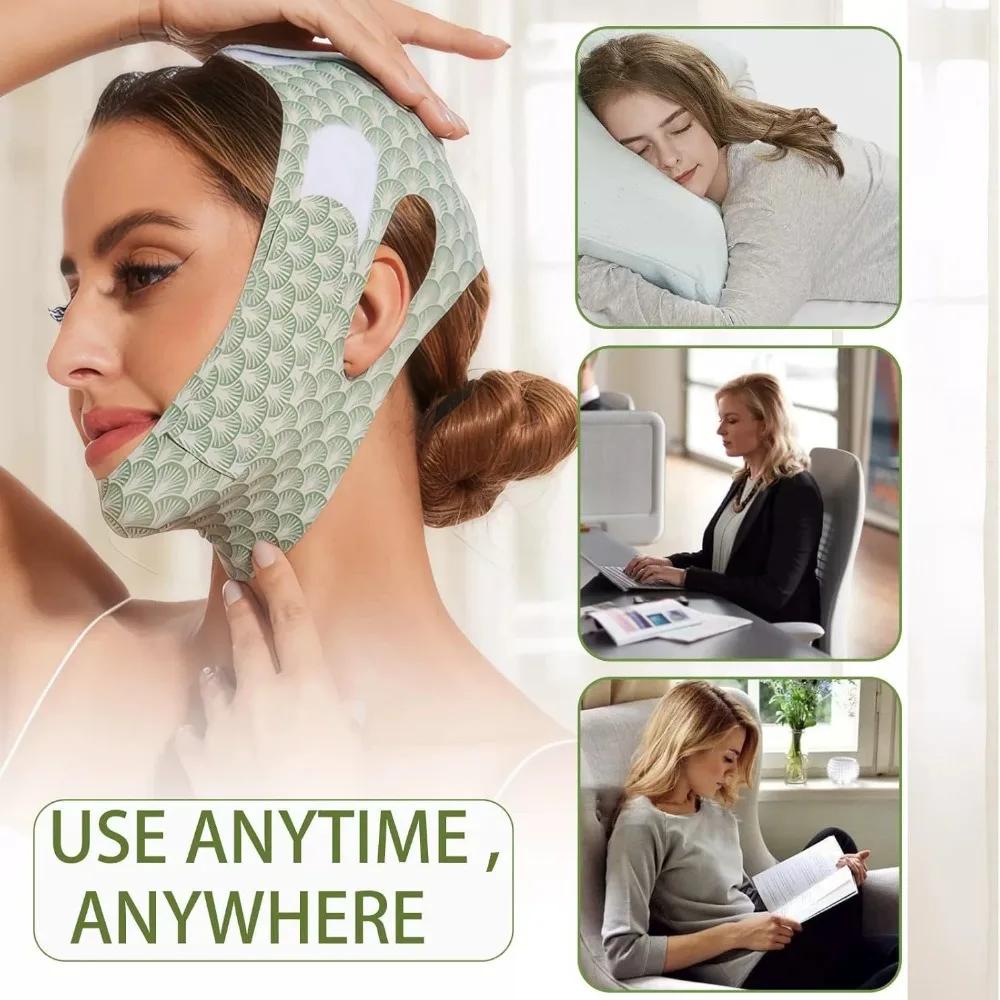 Women Face Lifting Belt Face Slimming Bandage V Line Shaper Chin Cheek Lift Up Anti Wrinkle Mask Facial Beauty Skin Care Tools