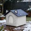 Cat House for Outdoor Cats Cave Bed Enclosed Weatherproof Waterproof Winter Warm Windproof