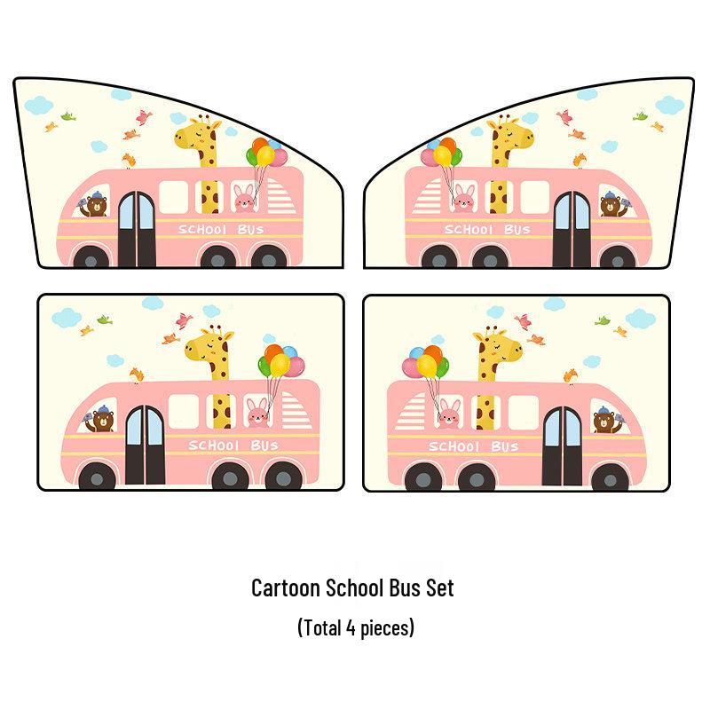 Magnetic Car Sunshade Curtains for Baby - Rear Seat Privacy & Sun Protection