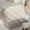 Sofa Pillowcase Ins Style Nordic Style Solid Color Light Luxury Plush Home Fabric Pillowcase