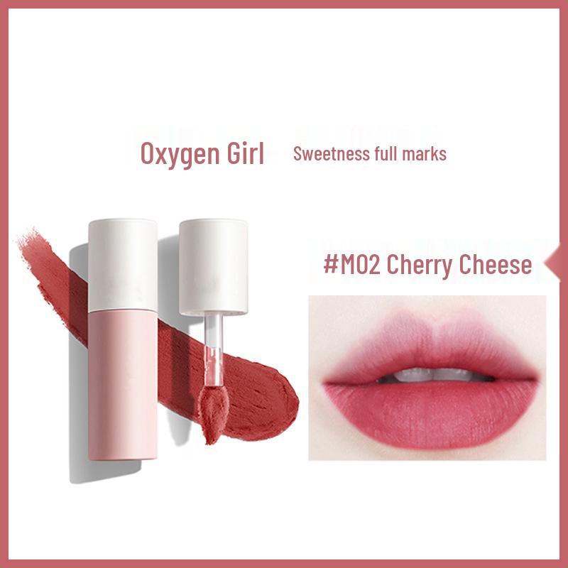 AK Lip Mud: Matte Non-Fading Lip Gloss & Lipstick - Smooth, Non-Stick, Invisible Lip Lines, Perfect for Students & Dates