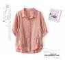 Chic Youthful Tencel Women's Summer Short Sleeve Loose Casual Top 2025 Style