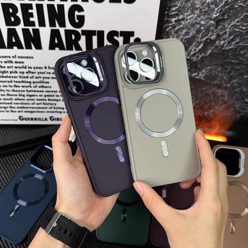 Liquid Lens Support Phone Case IPhone 17 Pro Max With Magnetic Mount Full Coverage Shockproof Shell In Matte Finish