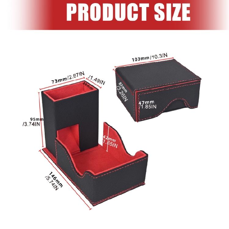 Magnetic Dices Tray Compact Design With Removable Tower Structure for Strategic Board Game