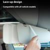 1 Stück Sonnenblende Platte LED HD Make-up Spiegel Auto Innenspiegel für Mädchen Wiederaufladbar Fülllicht Universell Dünner Schminkspiegel