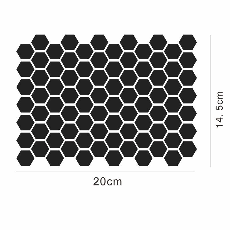 New Honeycomb Reflective Car Sticker, Waterproof Protective Decal for Motorcycle Helmet Bike Laptop ,auto Accessories
