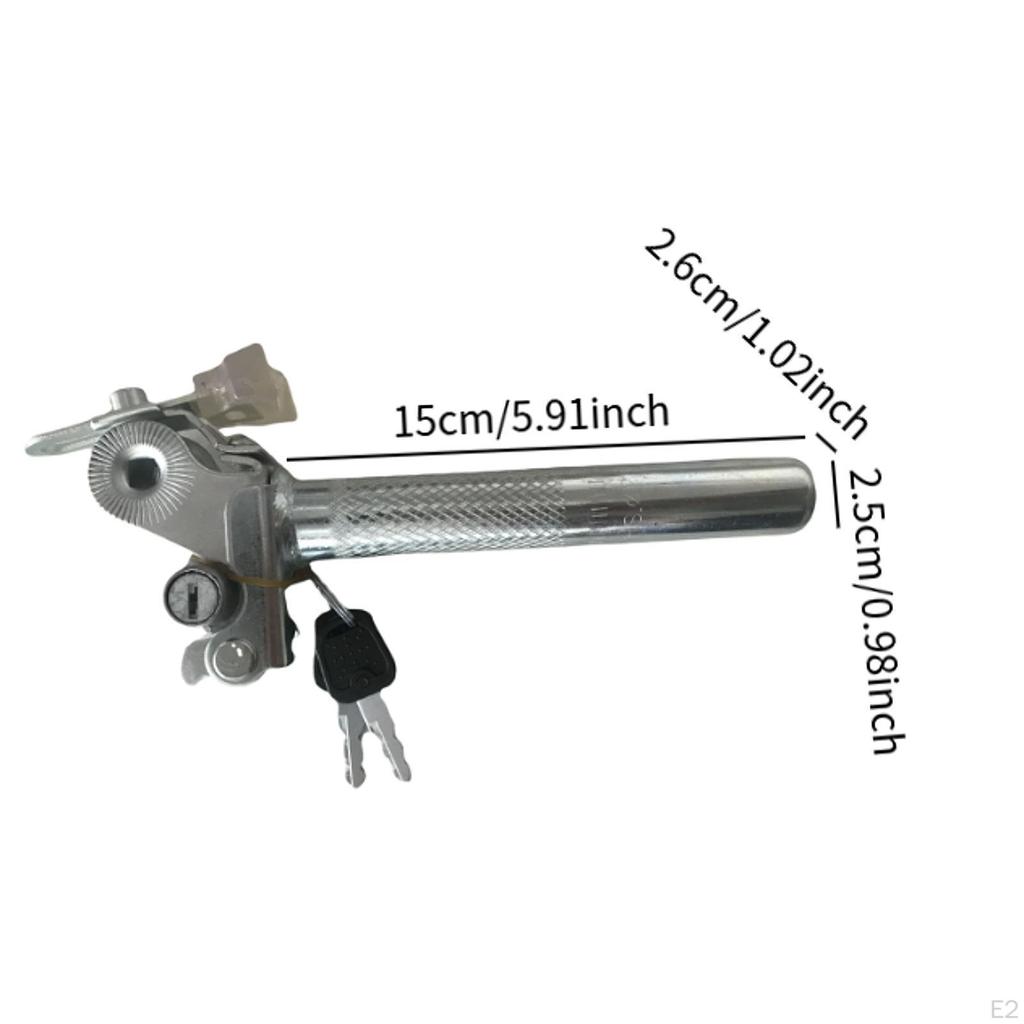 E Bike Seat Post Saddle Spare Maintenance Replaces Seatbar Anti Theft Locking for Outdoor