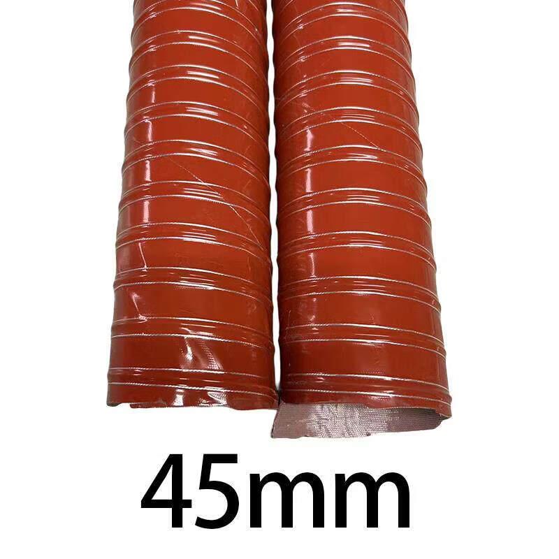 Yun Duo 45mm Red High-Temperature Exhaust Hose