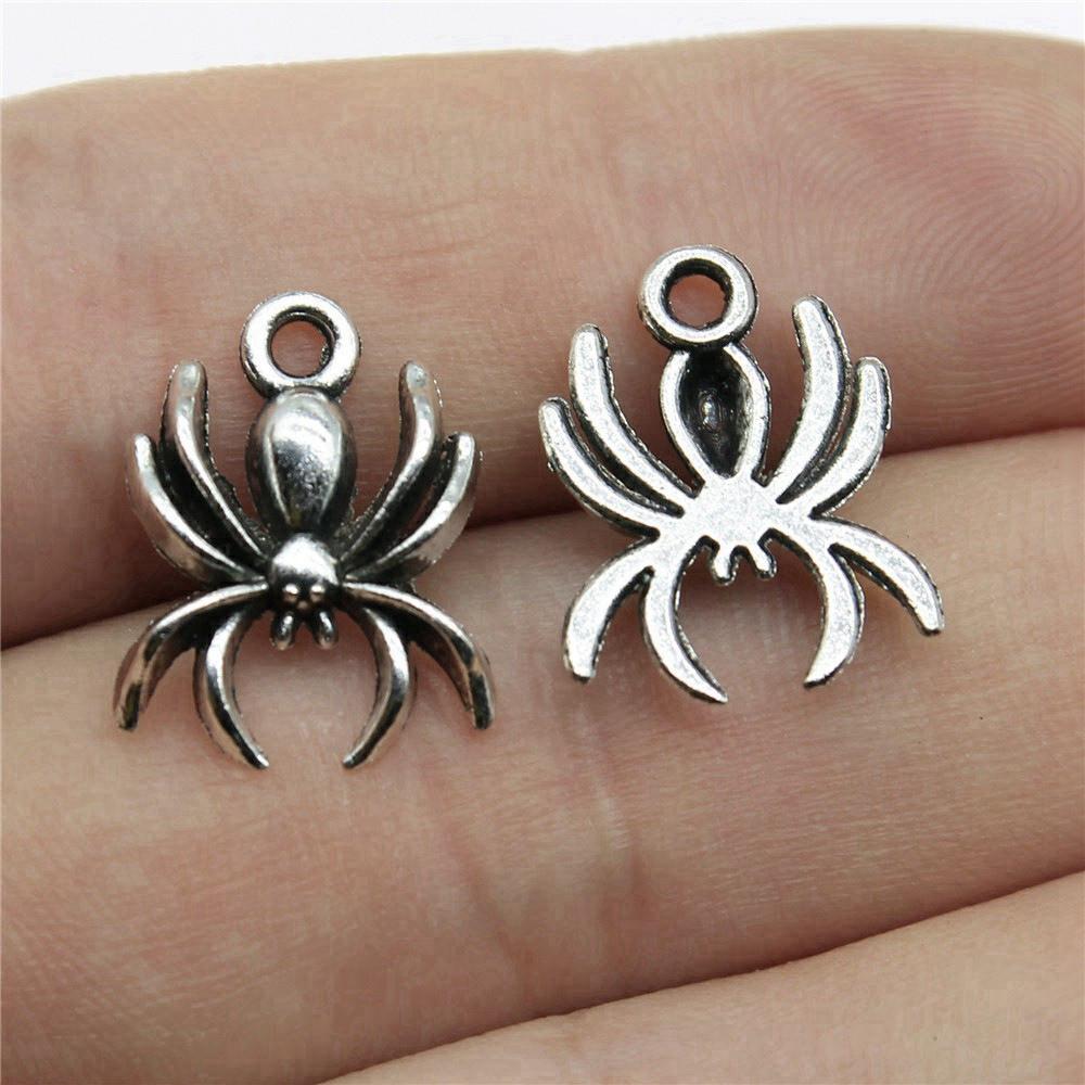 Charms Spider Halloween Bat Pendants Kids' Jewelry Materials QC119