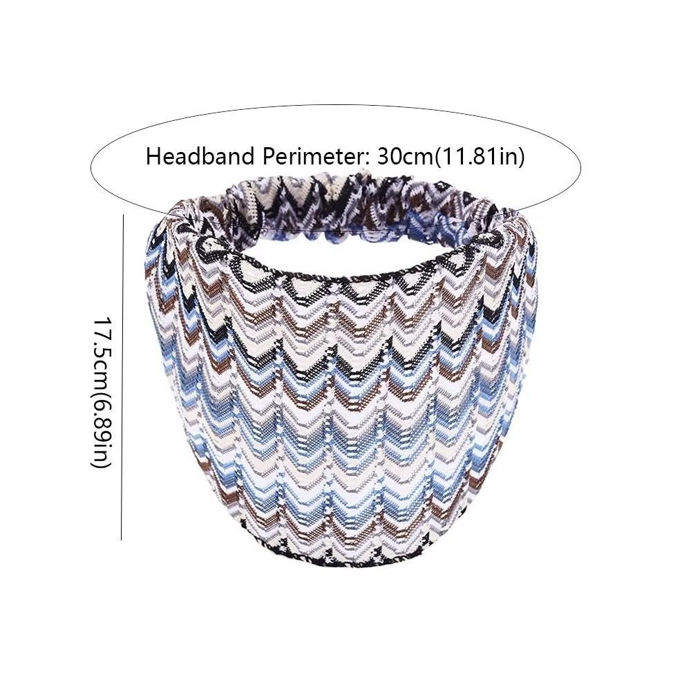 Colorful Hollow Lace Hairbands Non Slip Wide Side Head Wrap New Wave Mesh Headband
