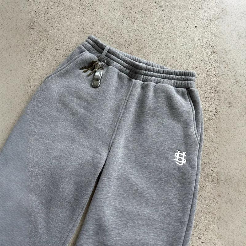 European and American Y2K Solid Color Casual High Street Hip-hop Sweatpants