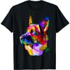 German Shepherd Shop Colorful German Shepherd Dog Owner Multicolor Graphic T-Shirt