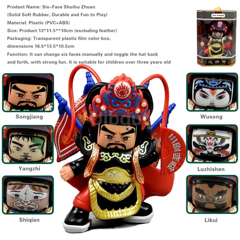 Doll ornament Masked Doll Sushi Tourist souvenirs children's gift Chinese traditional doll Face-changing in Sichuan Opera