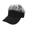 Men's Street Style Wig Baseball Cap - European & American Trendy Flat Cap with Sun Protection