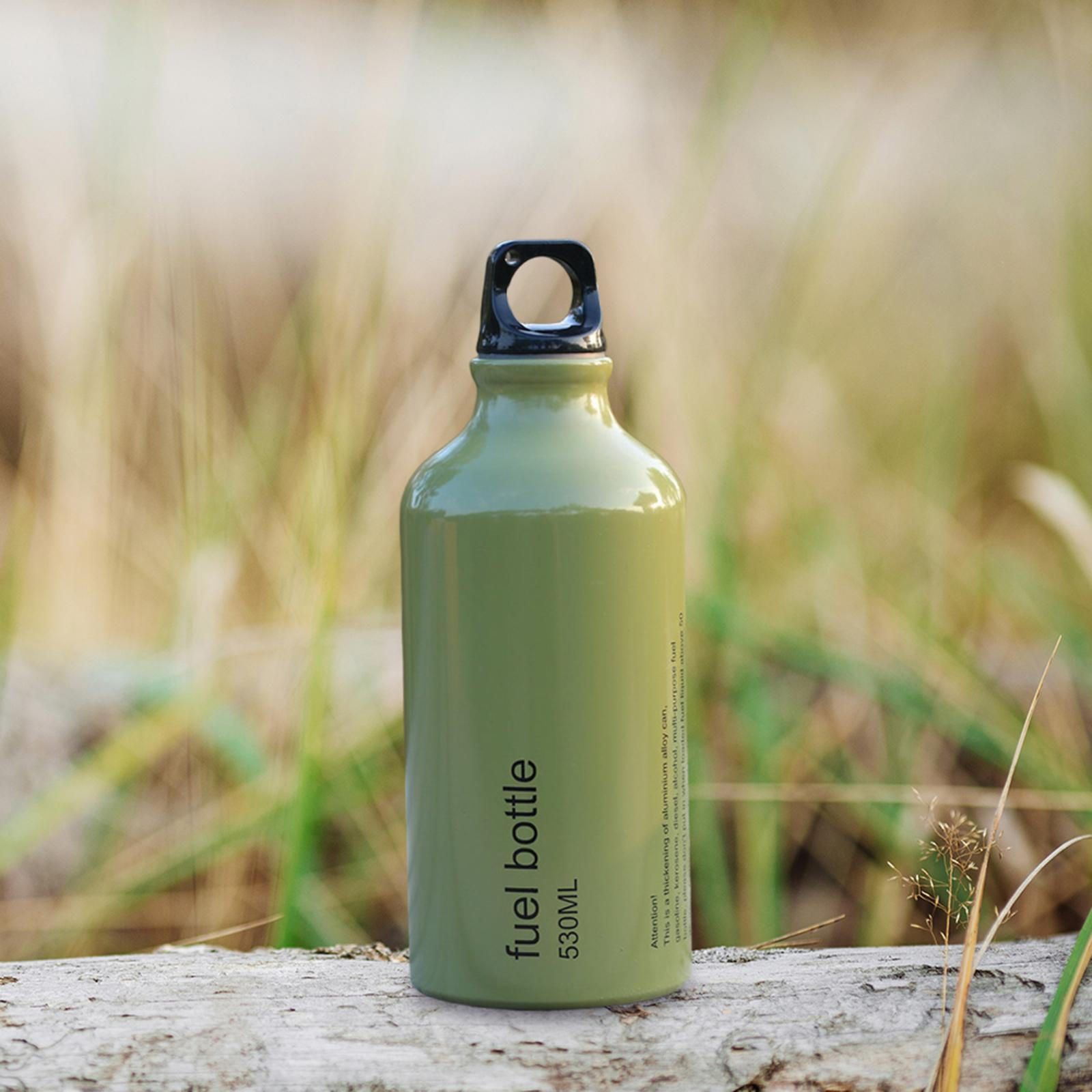 

Алюминиевая бутылка для хранения топлива объемом 530 мл для кемпинга и пеших походов зелёный