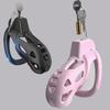 Male Penis Lock 3 Different Sizes of Male Chastity Cage Device with Key Tease Resin Chastity Locked Cage Adult Male Sex Toys SM