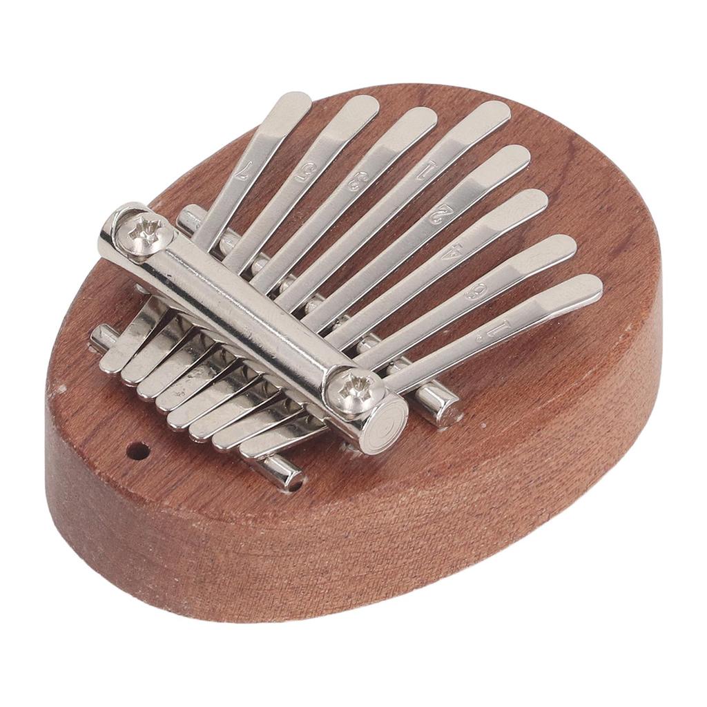 8 Keys Kalimba Mahogany Wood Alloy Steel Key Portable Thumb Piano Mini Finger Musical Instrument for Beginner