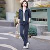 Stylish Middle-Aged And Elderly Spring Jacket 2-Piece Set Women's Casual Sports Suit Collection Spring Autumn