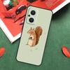 Cartoon Animal Squirrel Case For OPPO Reno 14F 13F 12F 11F 12 13 14 10 Pro 7 8 Lite OPPO Find X5 X6 X8 X9 Pro Cover