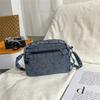 Denim Mobile Phone Bag Letter Shoulder Crossbody Bag