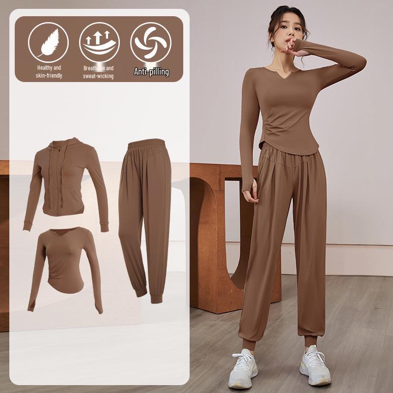 Women's Quick-Dry Long Sleeve Fitness & Yoga Set: Running, Pilates, Body Shaping Top for Spring & Autumn