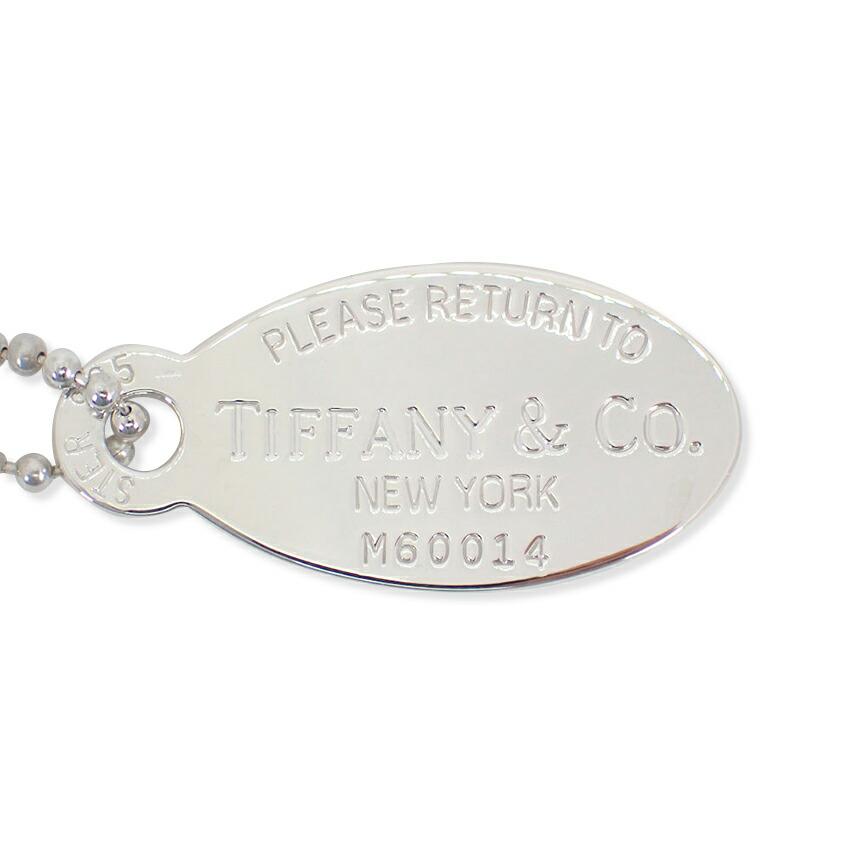 [Used] TIFFANY/Tiffany 925 Return to Tiffany Oval Tag Necklace/g443-73