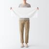 MUJI Color Stitch Pile Woven Face Set of 34 x 85 84910425 Towels, 4, cm, Charcoal,